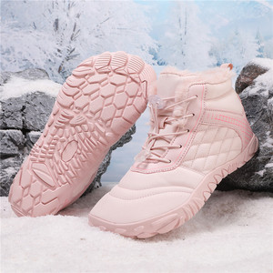 Botas de Nieve Unisex con Forro Polar Grueso, Impermeables, Cálidas, Antideslizantes, para Senderismo, Trekking, Camping, con Cordones Delanteros y Tacón Bajo - Product Image 1