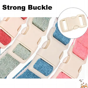 Klassisches umwelt freundliches gepolstertes Hunde halsband und Leinen-Set Neuestes organisches recyceltes nachhaltiges Hanf-Hunde halsband 6 Farben auf Lager - Product Image 4