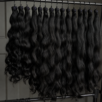 Extensiones de Cabello Humano Natural 100% Sin Procesar, Cabello Rizado Indio, Vietnamita y Birmano, de un Solo Donante, al por Mayor