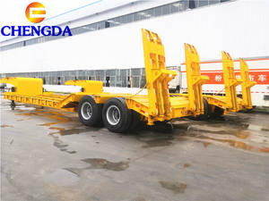 <span class=keywords><strong>Promotion</strong></span> d'usine <span class=keywords><strong>Remorque</strong></span> de camion à plateau surbaissé à <span class=keywords><strong>2</strong></span> <span class=keywords><strong>essieux</strong></span> - Product Image 1