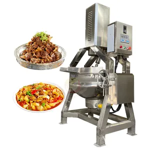 ORME Industrial Induction Fry Pan Tilt Jacketted Kessel Chili Tomatensauce Koch machen Maschine und Mixer