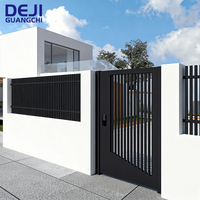 Portail Automatique Dissimulé en Aluminium pour Allée, Design Moderne et Simple, pour la Décoration de la Maison, Portail Simple pour la Confidentialité des Piétons