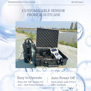 Analyseur portable de la qualité de l'eau en temps réel en ligne, kit de test de la teneur en sel, de l'oxygène dissous, du pH et de l'ammoniac pour la détection de l'eau - Product Image 4