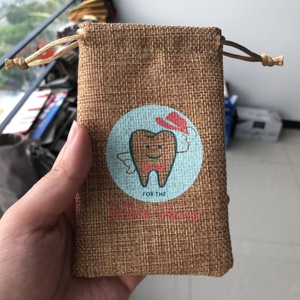 Personalized Logo Printed Boy Girl <strong>Tooth</strong> <strong>Fairy</strong> <strong>Bag</strong>, Personalized Gift, Personalized Keepsake - Product Image 6