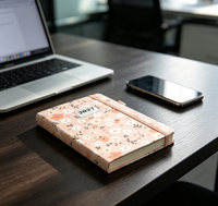 2027 Buku Planner Premium A5 Pu 2027 Terlaris untuk Studio Kecantikan, Perjanjian Kerja, dan Perencanaan Harian
