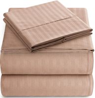 Rayures coton couleurs hôtel qualité rayure drap plat ensembles drap de lit ensemble drap housse ensembles pour hôtel et maison