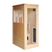 Cabine de sauna en bois massif personnalisable, élégante, pour la maison, le spa, les loisirs commerciaux
