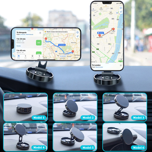 Support de téléphone <span class=keywords><strong>H500</strong></span> de qualité, pliable, montage sur véhicule, rotation à 720°, aimants puissants intégrés, étui universel, support magnétique pour voiture - Product Image 3