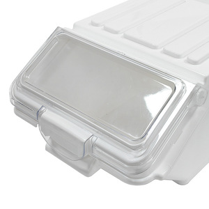 Plastic Food Ingredient Storage Bin 10L 24L 47L 81L 102L Sealed Insect Proof With Lid For Rice <b>Flour</b> Grain Storage - Product Image 4