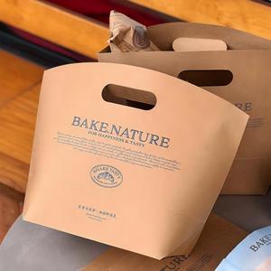 Sac à emporter pour poulet frit, sac en papier pour frites, sac en papier kraft, sac écologique, sacs de magasin, sacs en papier kraft personnalisés imprimés - Product Image 4