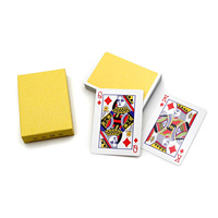 Cartes à jouer européennes populaires, entièrement colorées, recto-verso, imperméables, impression 57*88mm, noyau noir, design personnalisé, cartes à jouer en papier