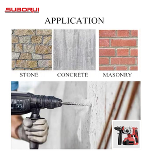 مجموعة لقم حفر كهربائية SDS Plus بطرف كربيدي مفرد، مجموعة لقم حفر مطرقية للطوب والخرسانة - Product Image 6