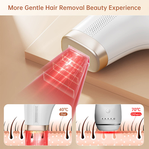 Dispositivo <span class=keywords><strong>de</strong></span> depilación láser Ipl en casa con refrigeración Lide depiladora doble lámpara IPL depiladora facial <span class=keywords><strong>para</strong></span> mujeres y <span class=keywords><strong>hombres</strong></span> - Product Image 2