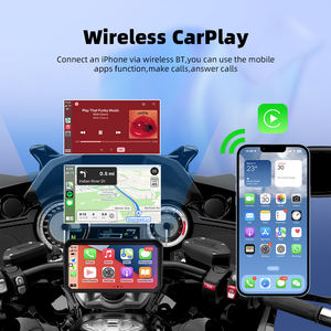 Systèmes <span class=keywords><strong>GPS</strong></span> universels pour <span class=keywords><strong>moto</strong></span> Android 14 Système de navigation de tableau de bord 4G sans fil CarPlay Android Auto Étanche 1 an <span class=keywords><strong>Moto</strong></span> - Product Image 2