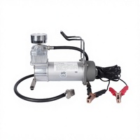 Compresseur d'air métallique DC 12V portable avec moniteur de pression des pneus, pompe monocylindre à faible bruit