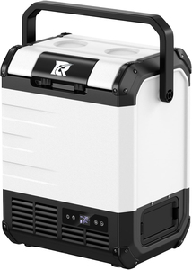 ตู้เย็นพกพาในรถยนต์ D10 ขนาด 10 ลิตร 12V/24V พร้อมคอมเพรสเซอร์ทำความเย็น -20 องศาเซลเซียส~10 องศาเซลเซียส ประตูพลาสติก - Product Image 3