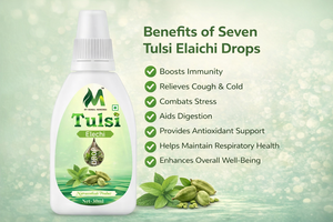 Siete Gotas de Tulsi Elaichi, Suplemento Ayurvédico Natural para el Bienestar, Fórmula para el Equilibrio Energético Diario, Desintoxicación y Cuidado del Estilo de Vida - Product Image 4