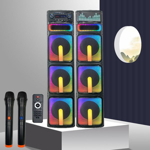 Altavoz Portátil con Ruedas <span class=keywords><strong>de</strong></span> 220 W para Teléfono Móvil con LED RGB 5.0, Altavoz Activo <span class=keywords><strong>de</strong></span> Plástico para Exteriores, Altavoz <span class=keywords><strong>de</strong></span> Escenario <span class=keywords><strong>de</strong></span> 10 x 6 Pulgadas - Product Image 3