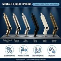 Support de suspension réglable articulé à sortie latérale pour câble, pour systèmes de suspension de câbles d'avion de 1,0, 1,2, 1,5 et 2,0 mm