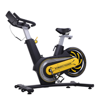Vélos de spinning professionnels à poignées réglables pour l'entraînement en salle et la combustion des graisses, utilisation en salle de sport, exercice en salle