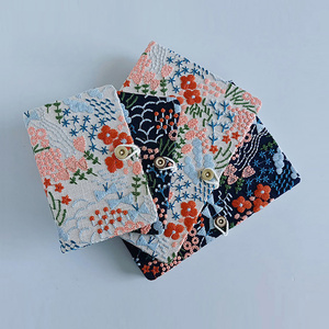 Sổ tay nhật ký có thể tùy chỉnh, bìa vải lanh, kèm hộp đựng bìa cứng vải lanh và logo dập nổi vàng - Product Image 3