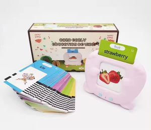 2024 Early Educational Intelligent Baby Children's Kids Bilingual Speech <b>Therapy</b> Talking Flash Cards Learning Machine Toys - Product Image 2