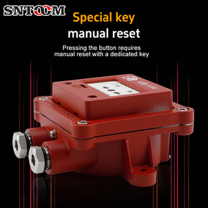 Point d'appel manuel anti-explosion et anti-feu, bouton d'alarme ignifuge avec boîtier en alliage d'aluminium moulé sous pression et avertisseur sonore à haut niveau sonore - Product Image 3