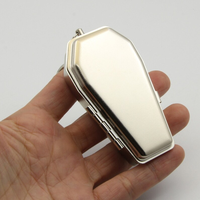 Mini Cenicero pequeño de fábrica, Cenicero pequeño de metal, llavero, suministros para coche, hebilla colgante de ataúd portátil respetuosa con el medio ambiente