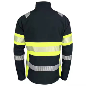 Chaqueta de invierno personalizada para hombre con tela de malla reflectante de seguridad para el trabajo y la seguridad, ropa de trabajo al por mayor, soporte de logotipo personalizado - Product Image 5