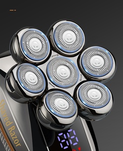 <span class=keywords><strong>Rasoir</strong></span> Électrique Multifonctionnel 5-en-1 Rechargeable Sans Fil pour <span class=keywords><strong>Homme</strong></span>, Tête Flottante 7D, Machine à Raser Rotative pour Tête <span class=keywords><strong>Chauve</strong></span> - Product Image 2