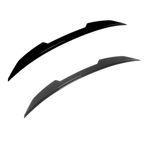 Rear Spoiler For 2020 BMW 4 Series G22 Coupe Piano Black Carbon Fiber Texture ABS Ducktail Trunk Lip - Product Image 5