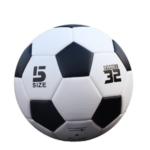 Balones <span class=keywords><strong>de</strong></span> Fútbol <span class=keywords><strong>de</strong></span> PVC Blanco y Negro al por Mayor, Modelo EC--AC--318 para Adultos, Estudiantes, Entrenamiento Escolar Primario y Secundario, Balones <span class=keywords><strong>de</strong></span> Competición - Product Image 2