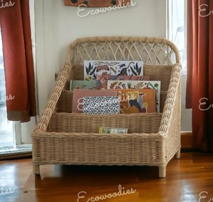 Best Selling Metal Eco-friendly Durable Magazine Rack Shelf Living Room <b>Storage</b> Home Furniture Outdoor Midcentury Design - Product Image 5
