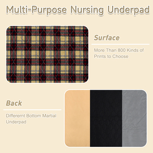 Trẻ Em Qua Đêm Không Kiểm Soát Miếng Đệm Ghế Hữu Cơ Phụ Thuộc Vào Không Kiểm Soát Bảo Vệ/Không Kiểm Soát Miếng Đệm Cho Người Lớn - Product Image 4