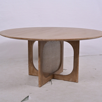 Meubles de location en bois massif de luxe sur mesure, table de mariage au design créatif à pieds croisés pour événements et fêtes