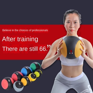 POWER MAX PM2225 TPR <span class=keywords><strong>Palla</strong></span> <span class=keywords><strong>Medica</strong></span> per Fitness, Allenamento di Forza Braccia, Vita, Addome e Riabilitazione 1-10kg 19-28.6cm CN - Product Image 3