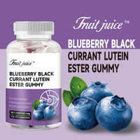 Grensoverschrijdende E-commerce Exclusieve Fruitige Blauwe Bes Luteïne Ester Gummies Blauwlichtbeschermende Oogverzorging Gummies 60g Fles