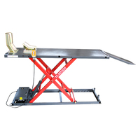 Plateforme élévatrice électrique 300 kg pour motos et VTT - Pont élévateur hydraulique avec télécommande