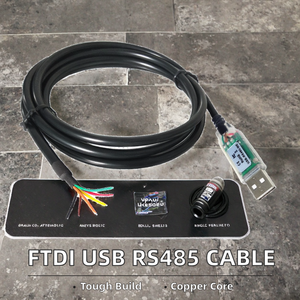 Câble FTDI USB RS485 WE 1800 en cuivre pur avec connecteurs nickelés et gaine en PVC pour ordinateur/contrôleur/PLC/BMS/batteries/servo - Product Image 2