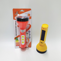Lampe torche solaire extérieure 800mAh batterie au lithium haute luminosité lampe de poche LED d'urgence de poche portable