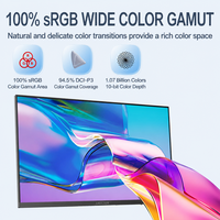 ERAZER U2703UA-S 27 Zoll E-Sport-Monitor 4K Ultra HD IPS-Display mit SRGB-Weitfarbraum und Blaulichtfilter Büro- und Gaming-Monitor