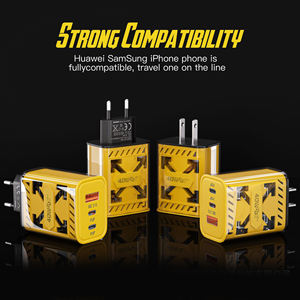 ที่ชาร์จโทรศัพท์มือถือ40W, ที่ชาร์จโทรศัพท์ EU US plug USB Type C สำหรับ Android ชาร์จเร็วสุดๆสำหรับ Samsung Xiaomi Huawei สำหรับ iPhone - Product Image 5