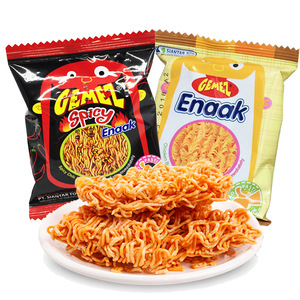 Lanches Exóticos Importados da Indonésia, Alimentos Secos, Macarrão Sabor Picante 14g*5pacotes - Product Image 6