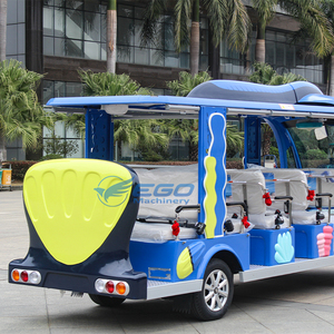 Bus de tourisme électrique à quatre roues de 14 places, idéal pour les sites touristiques et les stations balnéaires, à prix abordable - Product Image 2