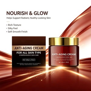 Crema Facial Antienvejecimiento con 50g de Vitamina C y Ácido Hialurónico para Adultos - Hidratante, Iluminadora, Reparadora de la Barrera Cutánea para Mujeres, Todo Tipo de Piel - Product Image 2