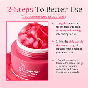 <span class=keywords><strong>Crema</strong></span> <span class=keywords><strong>Viso</strong></span> Coreana Personalizzata all'Ingrosso con TXA+Niacinamide in Capsule, Doppio Effetto Illuminante e Idratante, OEM <span class=keywords><strong>Crema</strong></span> <span class=keywords><strong>Viso</strong></span> Boba - Product Image 6