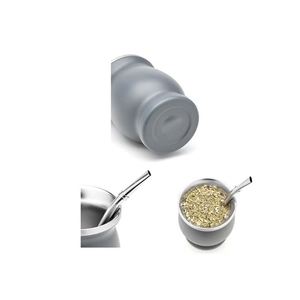 Venta caliente 8Oz Argentina <span class=keywords><strong>Mate</strong></span> 18/8 Acero inoxidable Doble pared <span class=keywords><strong>Mate</strong></span> Cup - Product Image 4