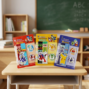 Set de Lápices de Madera con Borrador de Pokémon Elite, Material Escolar para Niños, Regalo para Estudiantes, Venta al Por Mayor - Product Image 2