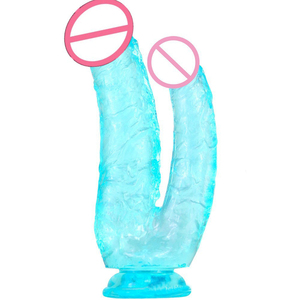 Produits pour adultes en gros : Masturbateurs féminins, Jouets sexuels, Godemiché double tête à ventouse puissante pour le sexe lesbien - Product Image 3