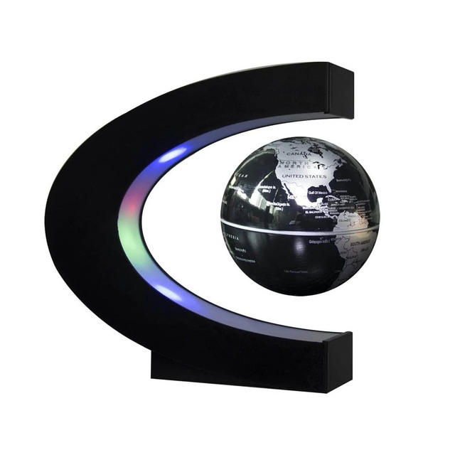 OEM ODM Design Smart Illuminated Floating Rotating Magnetic Levitating Globe with LED Light